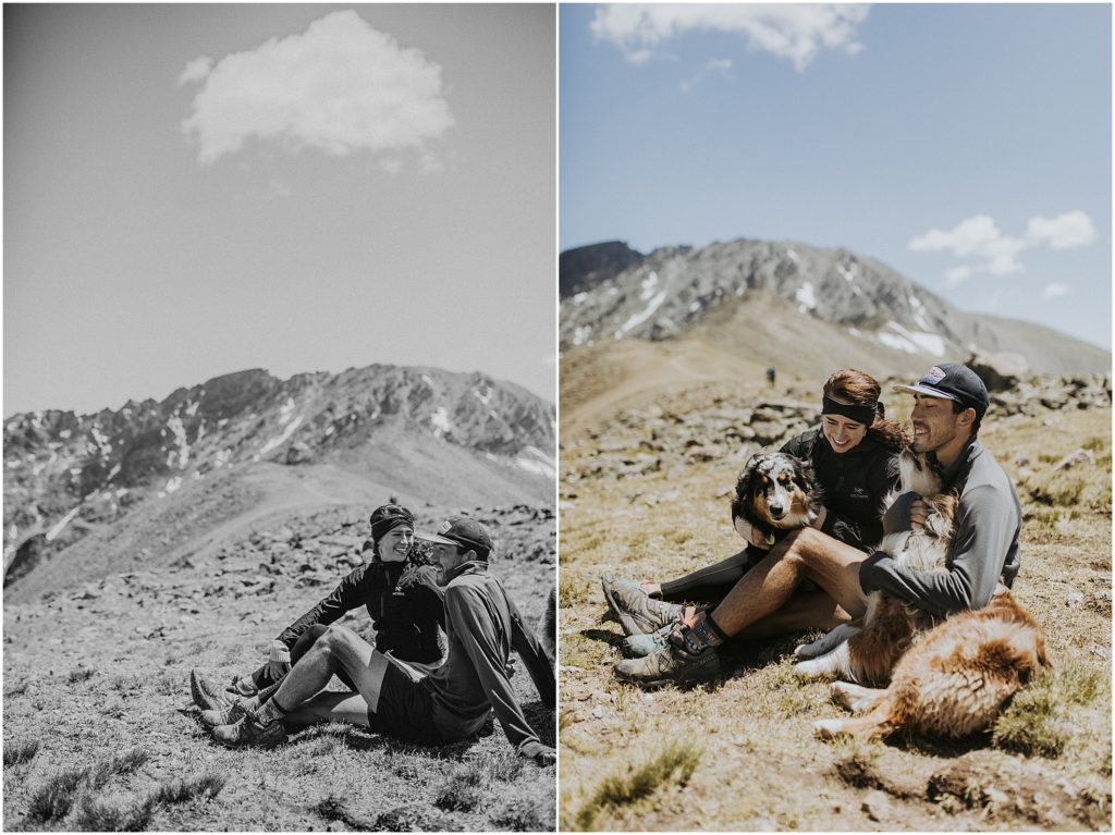 couples adventure session Colorado